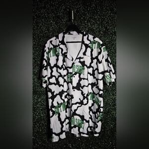 Black and White Graphic Men's Shirt